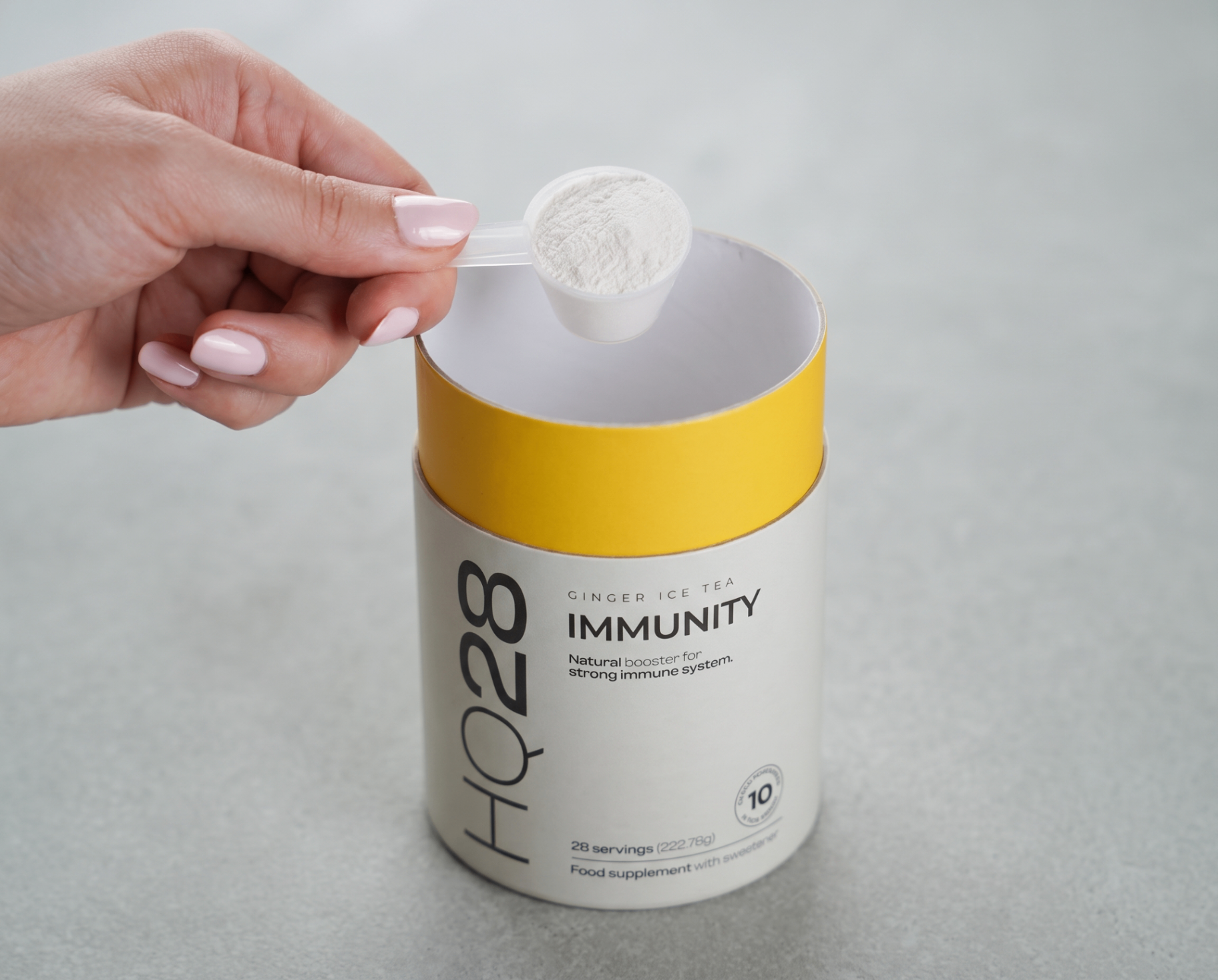 Scoop one serving of HQ28